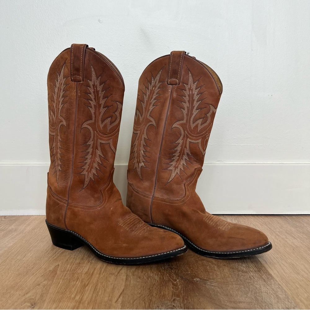 Tony Lama Soft Leather Cowboy Boots